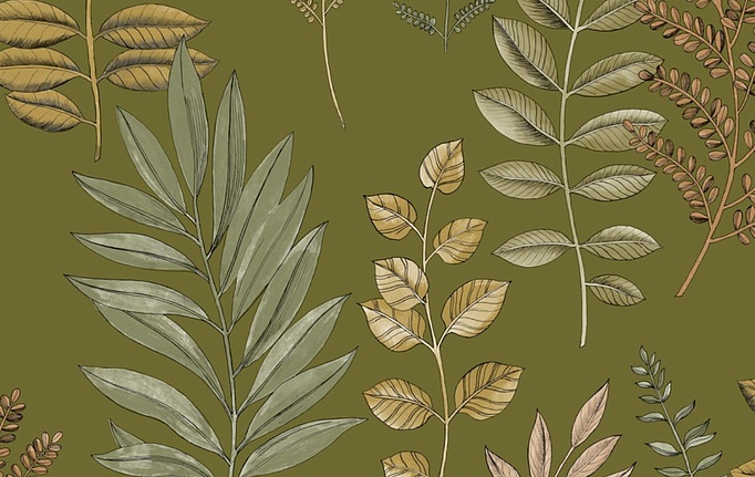 Французские обои Caselio, коллекция Art of Botany, артикул AOB106667196
