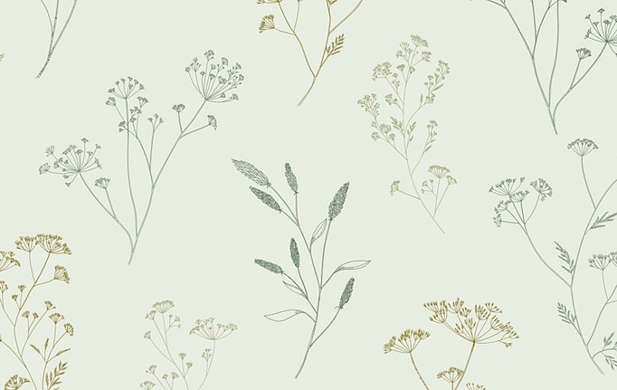 Французские обои Caselio, коллекция Art of Botany, артикул AOB106687158