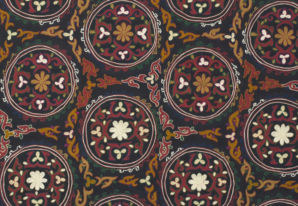Ткань Andrew Martin Folklore Yurt/Ember