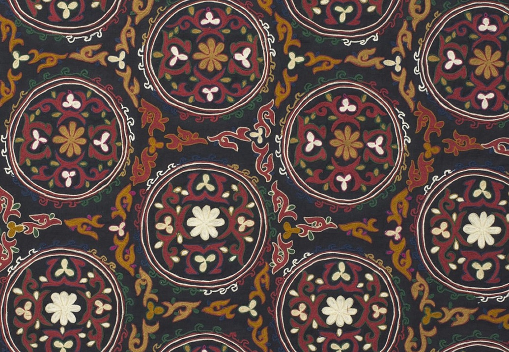 Ткань Andrew Martin Folklore Yurt/Ember