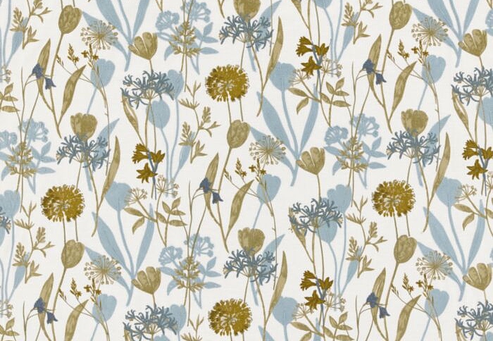 Ткань KAI Oshibana Niwa/Cornflower