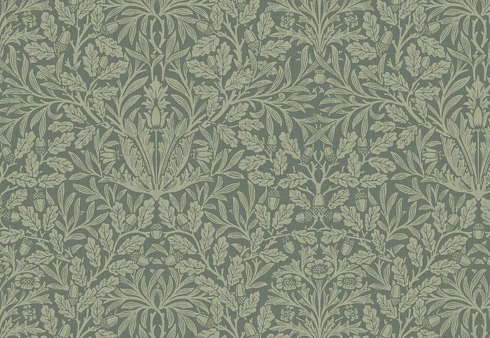 Ткань William Morris At Home The Forager Acorn/Eucalyptus