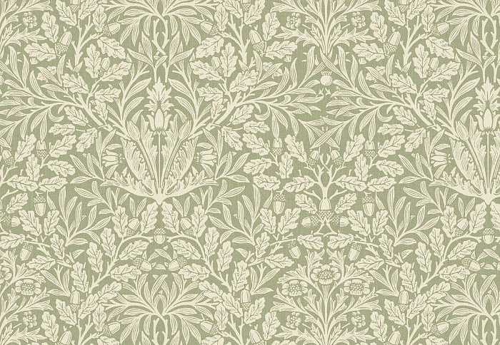 Ткань William Morris At Home The Forager Acorn/Lichen