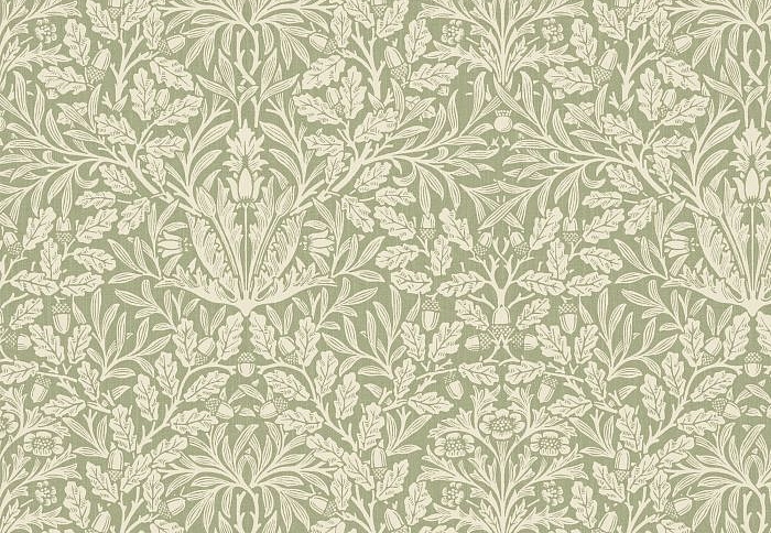 Ткань William Morris At Home The Forager Acorn/Lichen