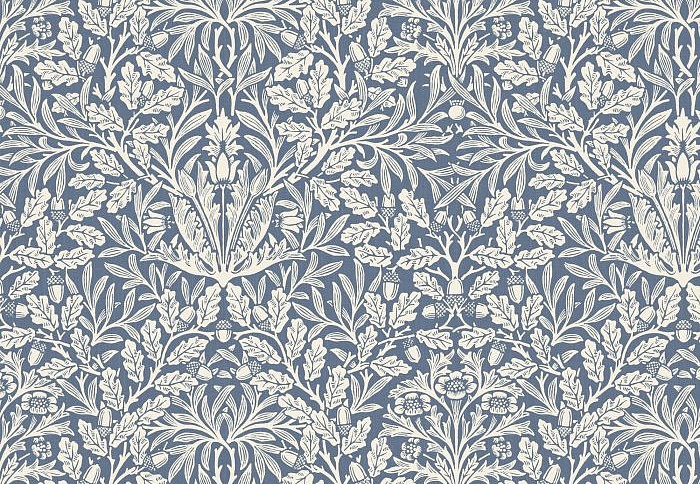 Ткань William Morris At Home The Forager Acorn/River