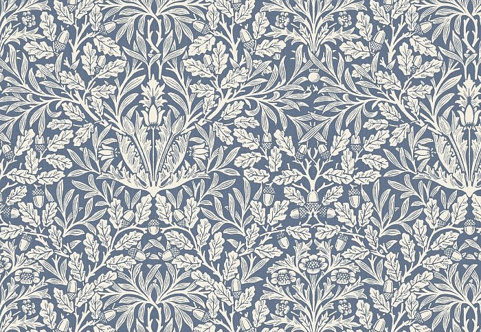 Ткань William Morris At Home The Forager Acorn/River