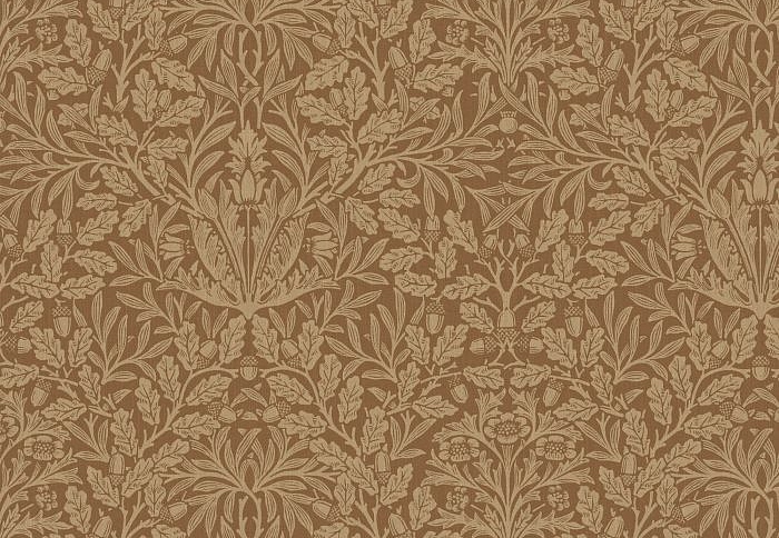 Ткань William Morris At Home The Forager Acorn/Russet