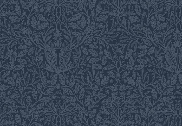 Ткань William Morris At Home The Forager AcornVelvet/Midnight