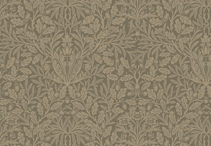 Ткань William Morris At Home The Forager AcornVelvet/Truffle