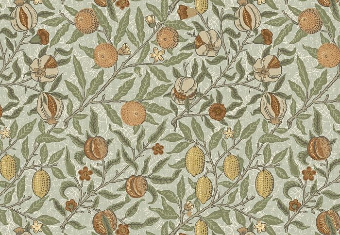 Ткань William Morris At Home The Forager Fruit/Lichen