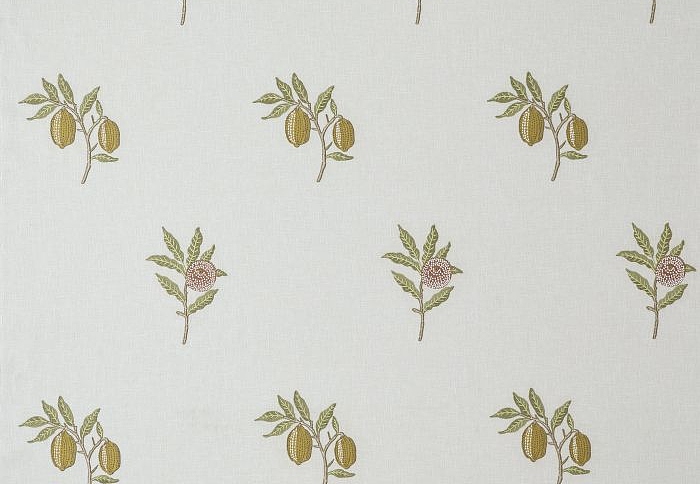 Ткань William Morris At Home The Forager FruitEmbroidery/Moss