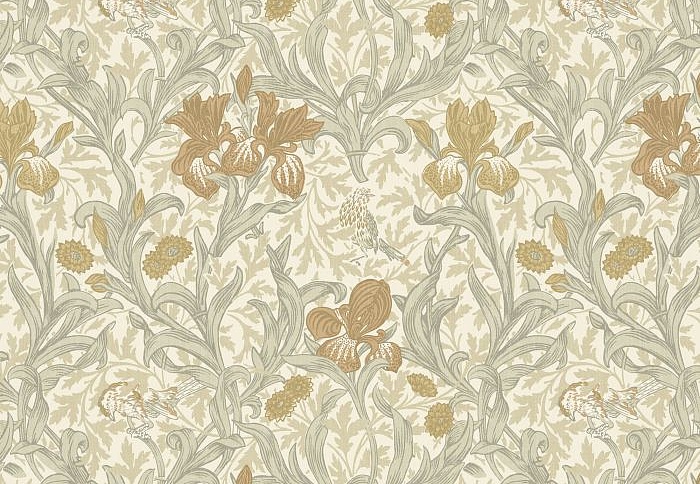 Ткань William Morris At Home The Forager Iris/Honey