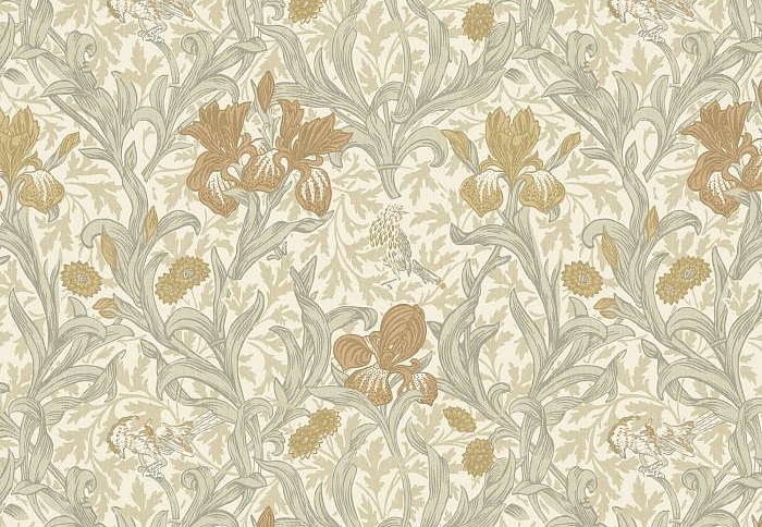 Ткань William Morris At Home The Forager Iris/Honey