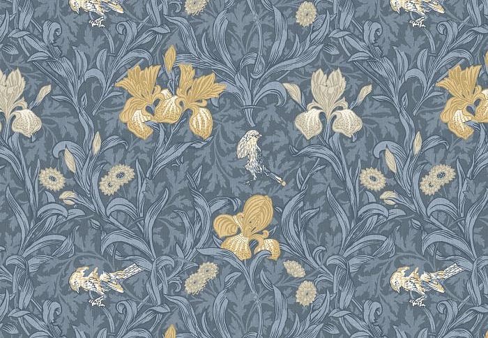 Ткань William Morris At Home The Forager Iris/River