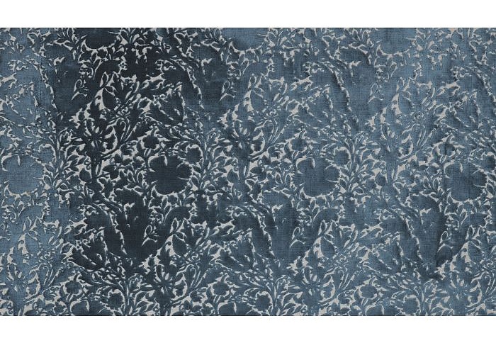 Ткань William Morris At Home Flora & Foliage Volume I ComptonSilhouetteVelvet/Indigo