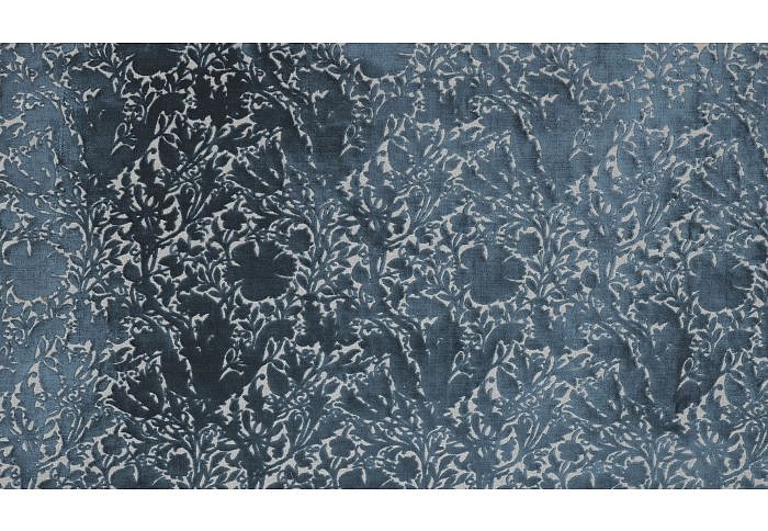 Ткань William Morris At Home Flora & Foliage Volume I ComptonSilhouetteVelvet/Indigo