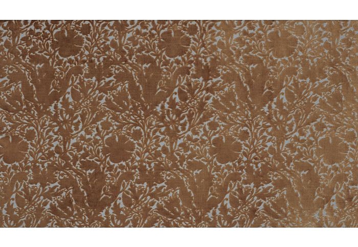 Ткань William Morris At Home Flora & Foliage Volume I ComptonSilhouetteVelvet/Terracotta