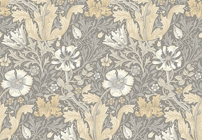 Ткань William Morris At Home Flora & Foliage Volume I ComptonVelvet/Cobble