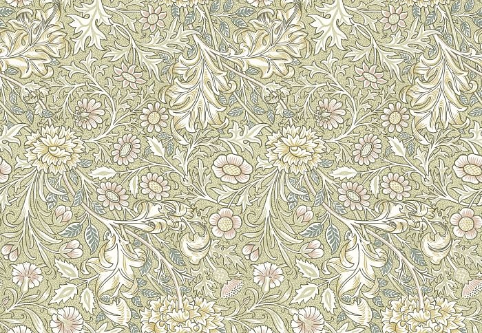 Ткань William Morris At Home Flora & Foliage Volume I DoubleBough/Apple