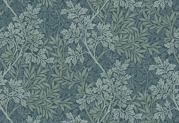 Ткань William Morris At Home Flora & Foliage Volume I Foliage/Indigo