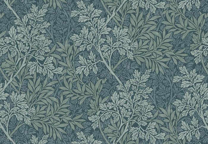 Ткань William Morris At Home Flora & Foliage Volume I Foliage/Indigo