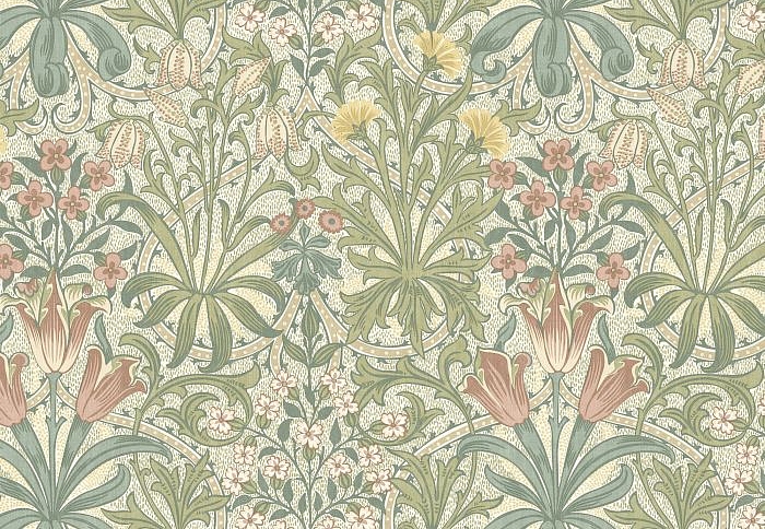 Ткань William Morris At Home Flora & Foliage Volume I WoodlandWeeds/Apple