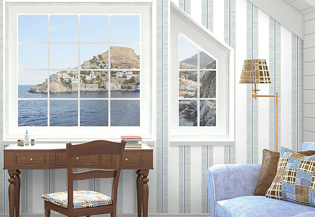 Обои Wallquest Nantucket Stripes SR21402