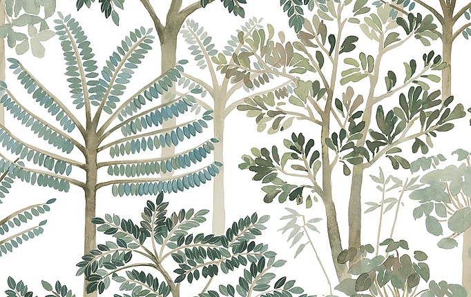 Американские обои Wallquest, коллекция Trees, артикул TR71208