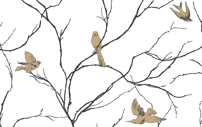 Американские обои Wallquest, коллекция Trees, артикул TR71100
