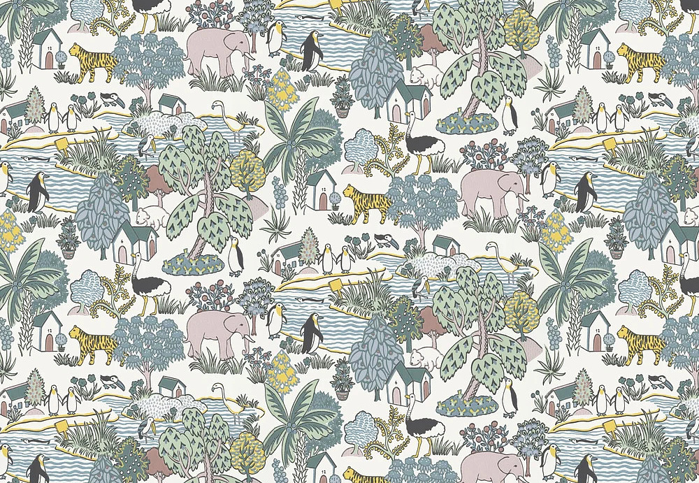Обои Little Greene Storybook Papers 0231ANFLORE