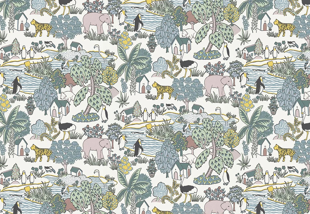 Обои Little Greene Storybook Papers 0231ANFLORE