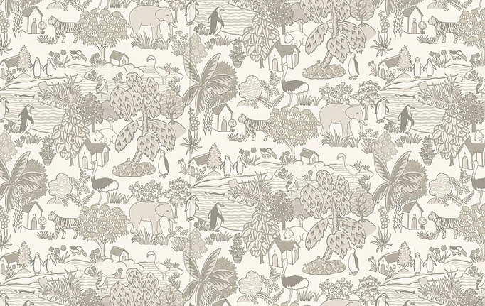 Английские обои Little Greene, коллекция Storybook Papers, артикул 0231ANPORTL