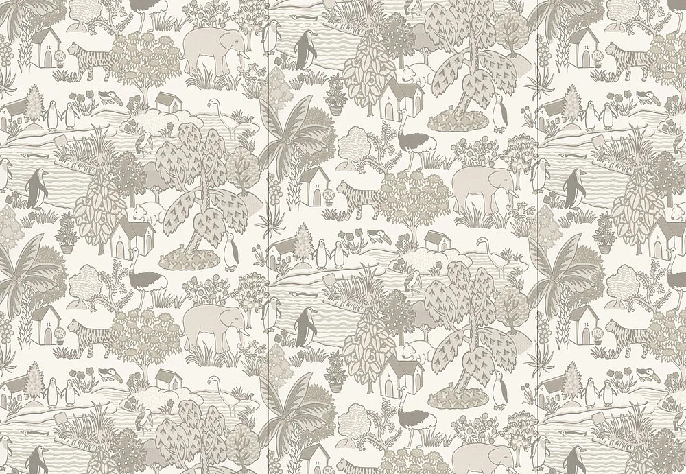 Обои Little Greene Storybook Papers 0231ANPORTL