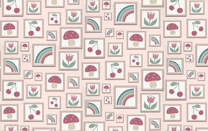 Английские обои Little Greene, коллекция Storybook Papers, артикул 0231BAJULIE
