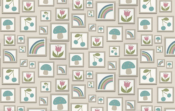 Английские обои Little Greene, коллекция Storybook Papers, артикул 0231BAPORTL