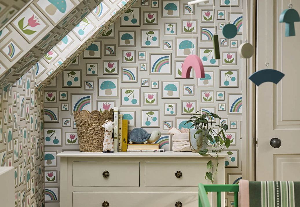 Обои Little Greene Storybook Papers 0231BAPORTL
