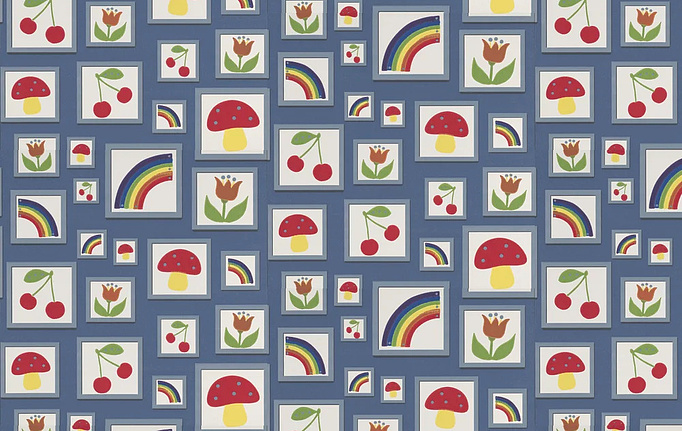 Английские обои Little Greene, коллекция Storybook Papers, артикул 0231BAWOADZ