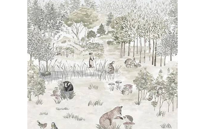 Английские обои Little Greene, коллекция Storybook Papers, артикул 0231POSOLST