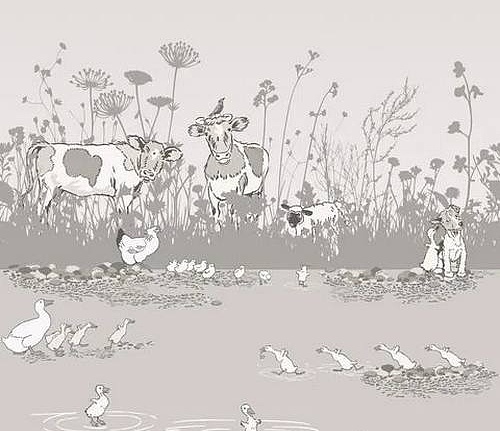 Обои Little Greene Storybook Papers 0231RICLUCK
