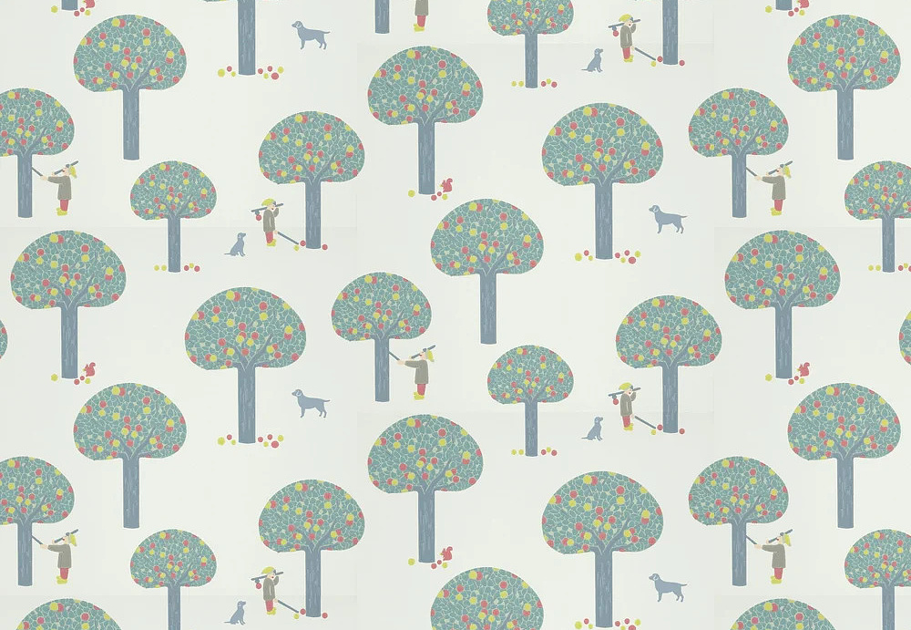 Обои Little Greene Storybook Papers 0231RODELIC