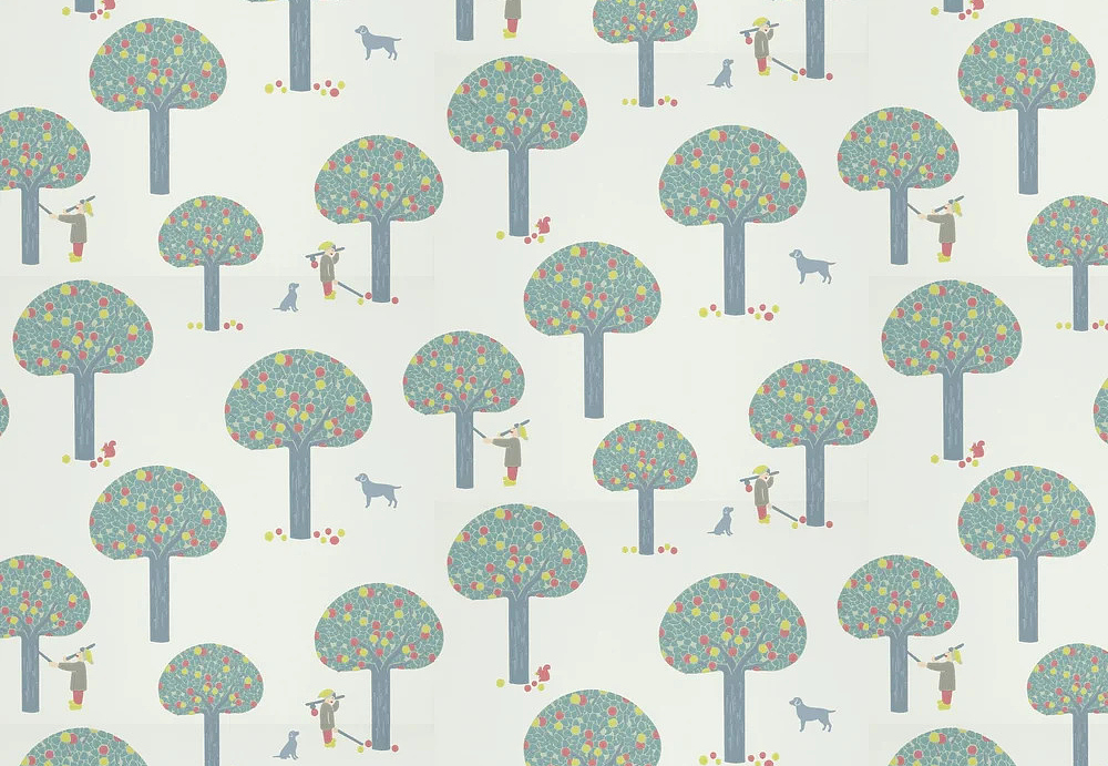 Обои Little Greene Storybook Papers 0231RODELIC