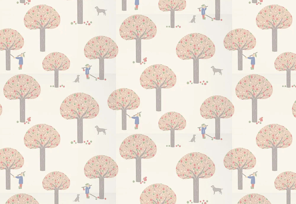 Обои Little Greene Storybook Papers 0231ROMASQU