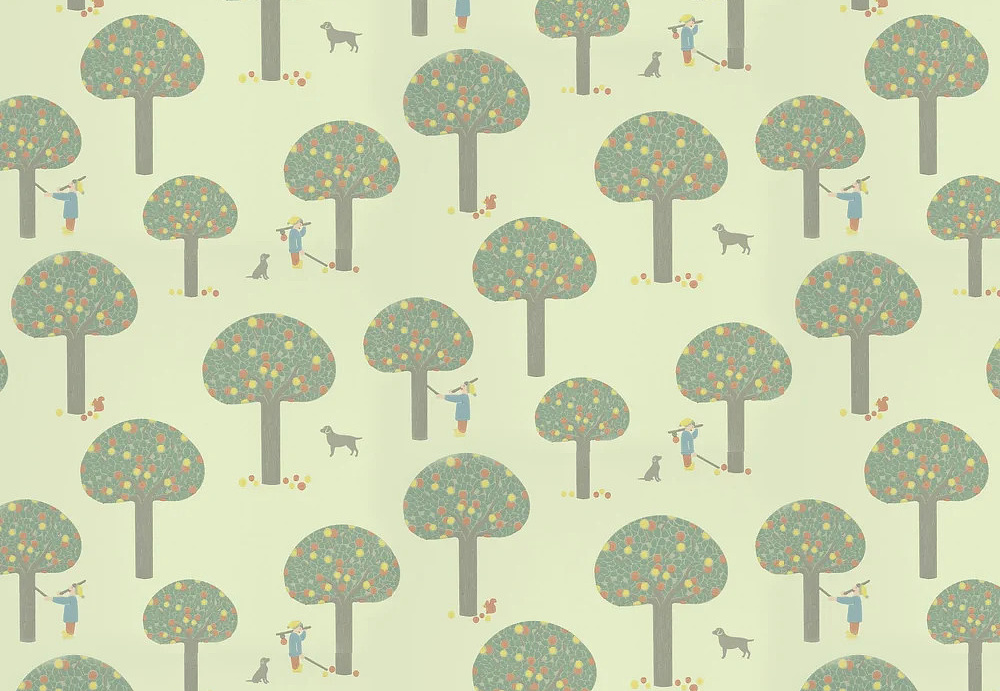 Обои Little Greene Storybook Papers 0231ROPEAGR