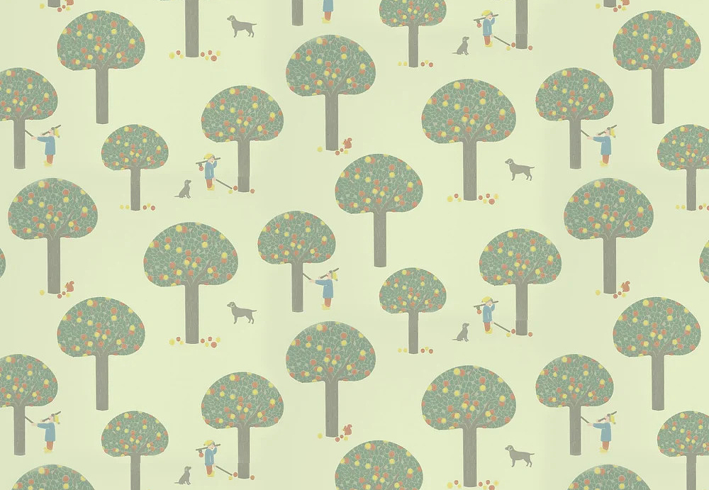 Обои Little Greene Storybook Papers 0231ROPEAGR