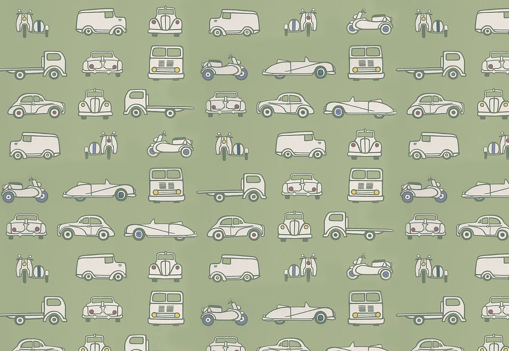 Обои Little Greene Storybook Papers 0231RTPEAGR