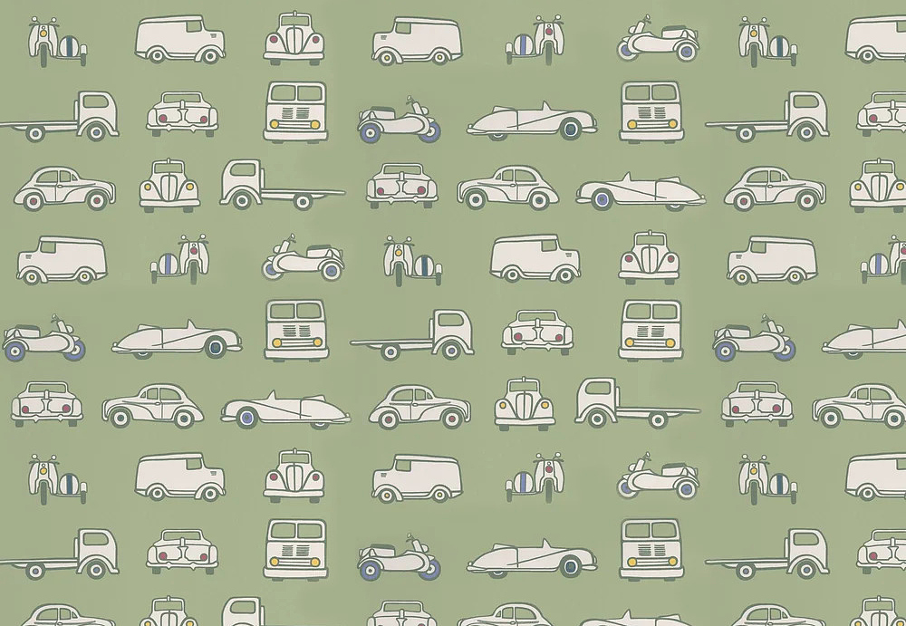Обои Little Greene Storybook Papers 0231RTPEAGR