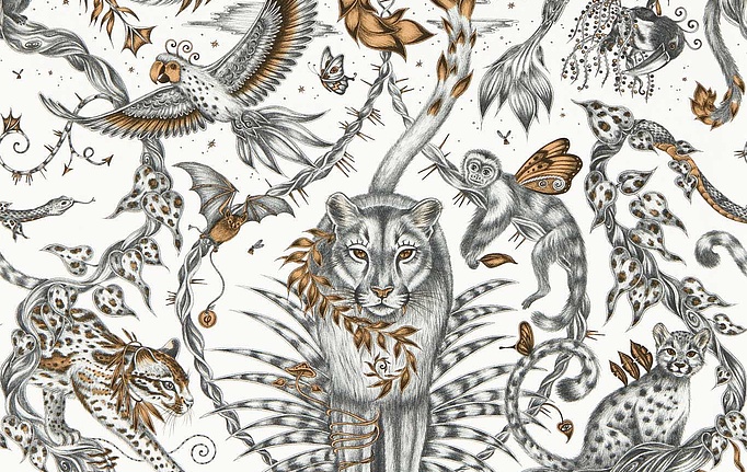 Английские обои Clarke & Clarke, коллекция Mythica, артикул W0213/01