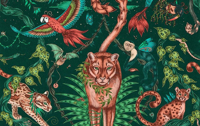 Английские обои Clarke & Clarke, коллекция Mythica, артикул W0213/02
