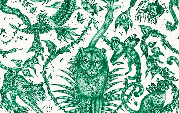 Английские обои Clarke & Clarke, коллекция Mythica, артикул W0213/05