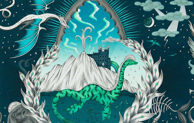 Английские обои Clarke & Clarke, коллекция Mythica, артикул W0214/01